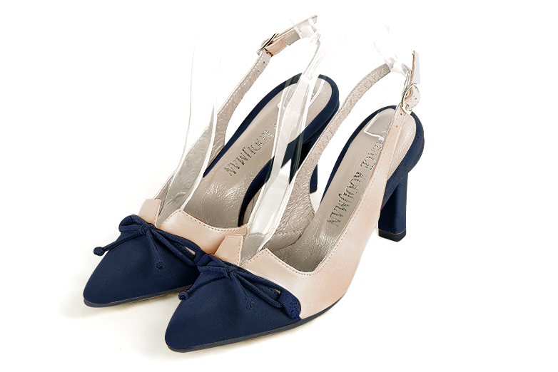 Navy blue and gold high deals heels